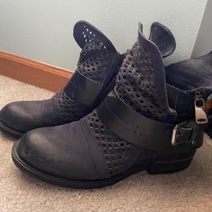 Spring Step Ankle Moto Boot